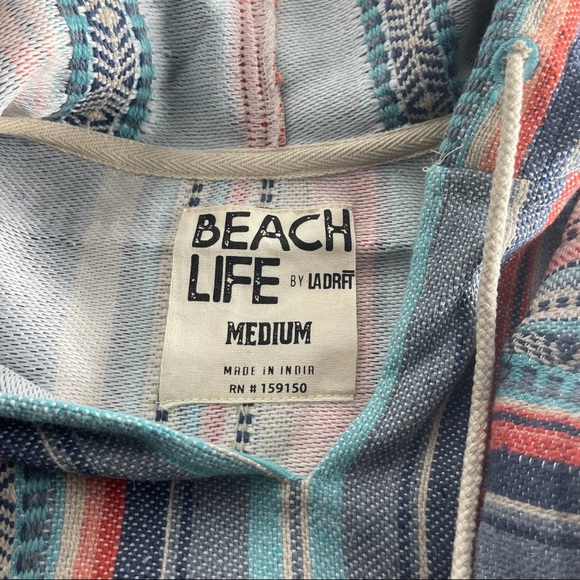 NWOT Beach Life boho pullover hoodie size M - Picture 6 of 6